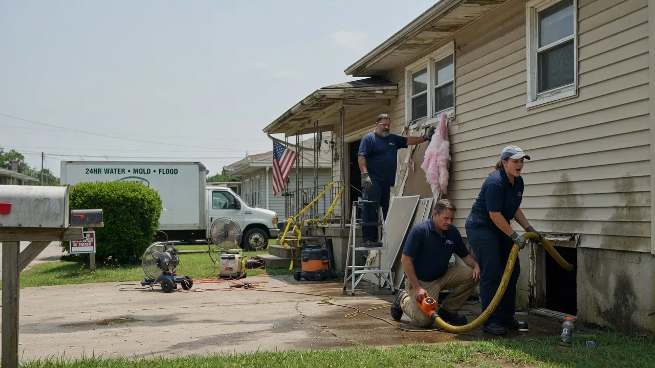 Water Damage Repair in Woodville, MS near me